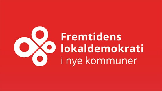 Logo for prosjektet Fremtidens lokaldemokrati i nye kommuner