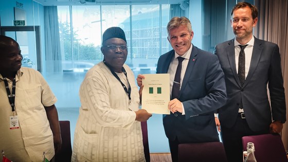 Nigeria signed the Copenhagen declaration in Trondheim