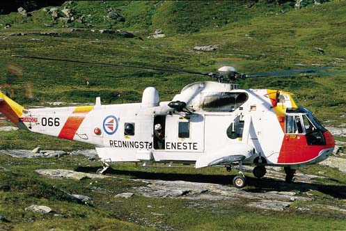 Figur 2.2 GKN Westland Sea King i opprinnelig versjon. Foto: Bjørn
 Haugerud