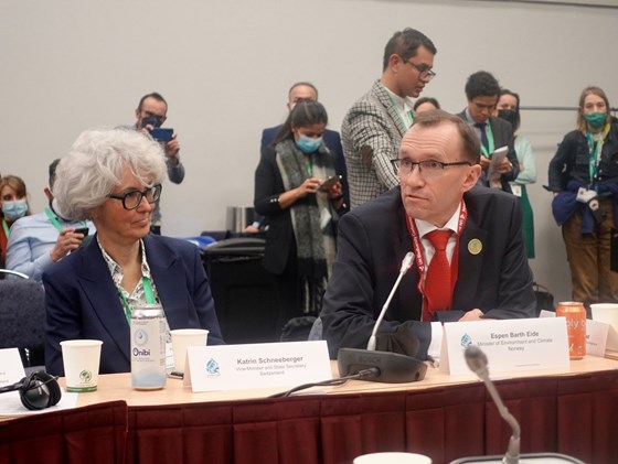 Espen Barth Eide på COP15 i Montreal 2022