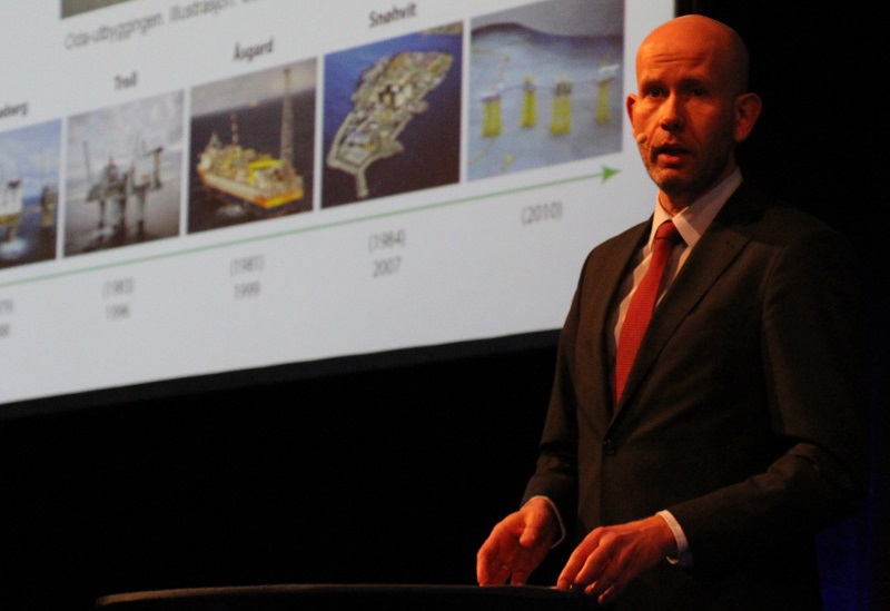 Tord Lien på OG21-forum (foto:HEV/OED).