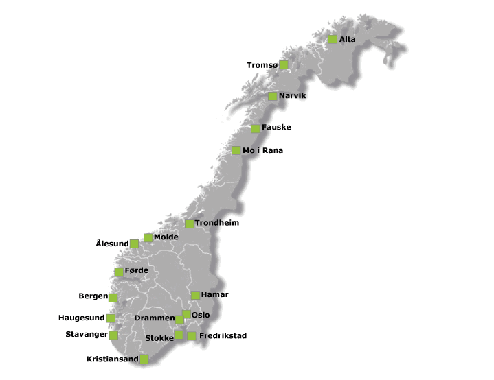 Figur 1.6 Fremtidig terminalstruktur for pakker og gods
