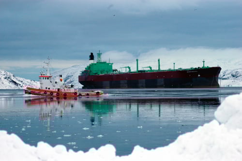 Figur 2.5 Den flytende oljeomlastningsterminalen «Belokamenka»