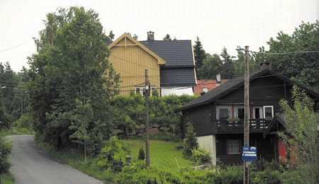 Figur 8.2 Bevaring av grøntarealer i et boligområde gir grunnlag for biologisk mangfold. Her fra Kjelsås i Oslo. Foto: Johnny Syversen, Scanpix.