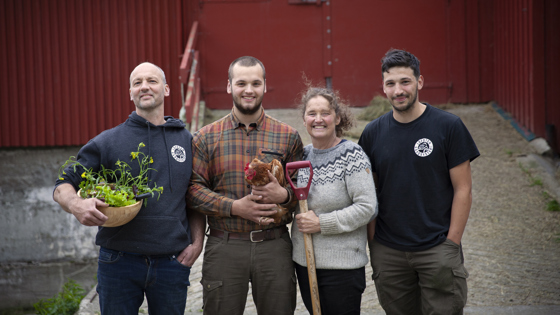 Lofoten gårdsysteri.
