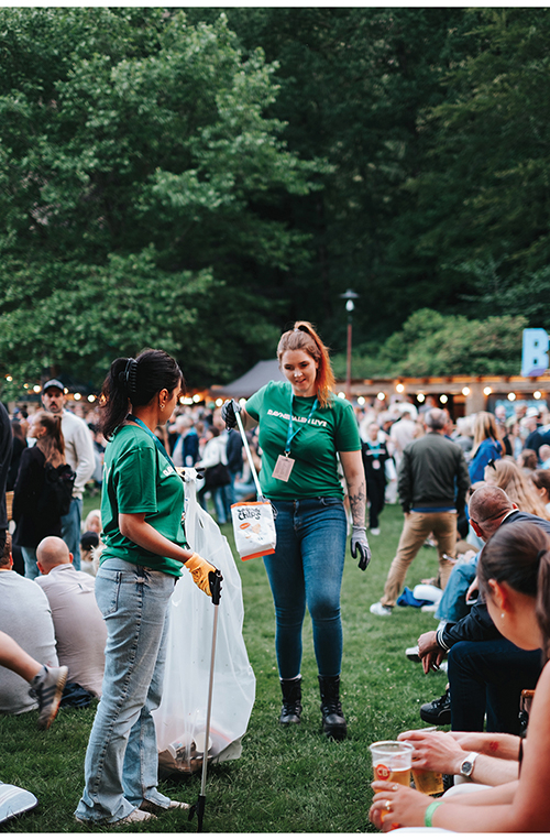 Figur 13.1 Frivillige på Ravnedalen Live, Kristiansand.