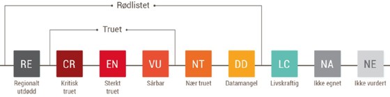 Norsk raudliste for artar 2021