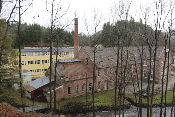 Figure 4.4 The wool mill Sjølingstad Uldvarefabrik was protected in 2019.