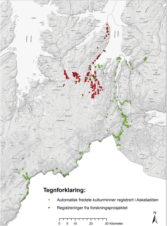 Figur 11.1 Kulturminner i Tana.