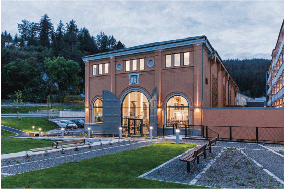 Figur 8.11 Dampsentralen med åpne porter etter istandsetting.