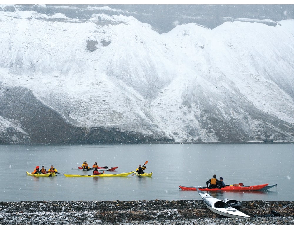 Figure 6.5 Camp Svalbard offers outdoor camp weekends, summer and winter, for youth aged 13 to 18 who are residents of Svalbard. Participants experience Svalbard’s natural landscape in safety, with competent instructors and leaders.
