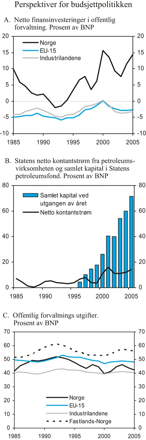 Figur 3.3 Perspektiver på budsjettpolitikken