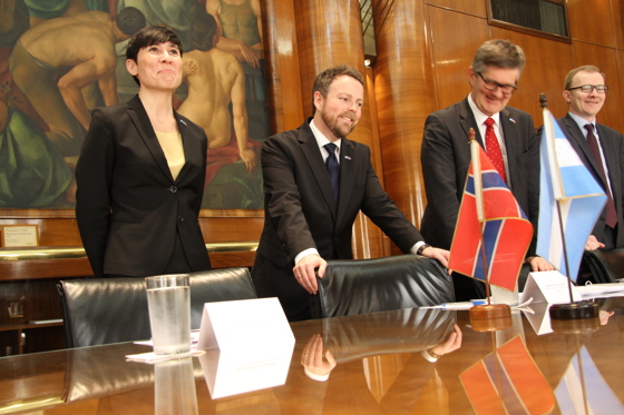 Den norske møtedelegasjonen