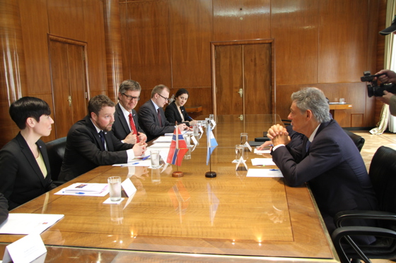 Den norske møtedelegasjonen