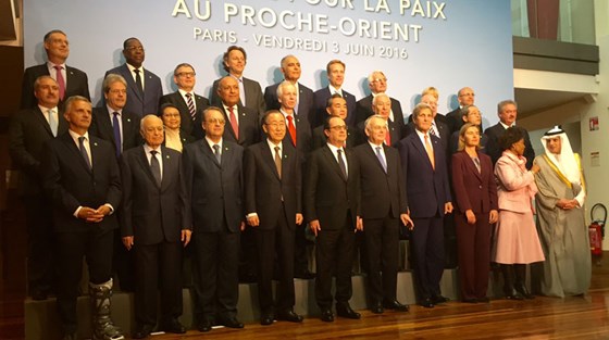 Paris: Ministre samlet for å diskutere fredsmuligheter i Midtøsten. Foto: Guri Solberg, UD