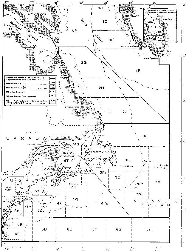 Figur 3.2 NAFOs reguleringsområde