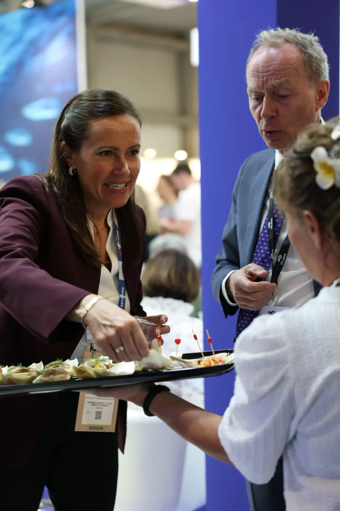 Fiskeri- og havministeren prøvesmakte mye norsk sjømat.