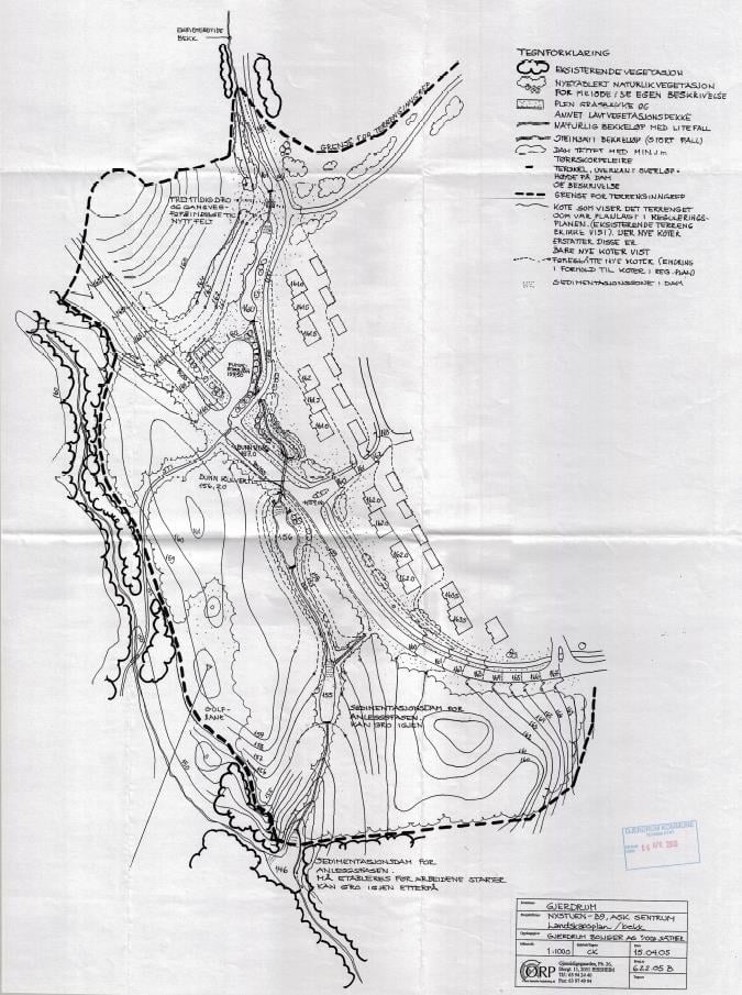 Landskapsplan utarbeidet 15. april 2005. Øvre Romerike Prosjektering, 2005