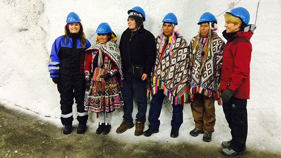 Last fall Ms Blaafjelldal participated as representatives from the Quechua people of Peru deposited potato seeds at Svalbard Global Seed Vault. Here are the delegations from Peru and Costa Rica with State Secretary Blaafjelldal and executive director of the Global Crop Diversity Trust, Aaslaug Haga.