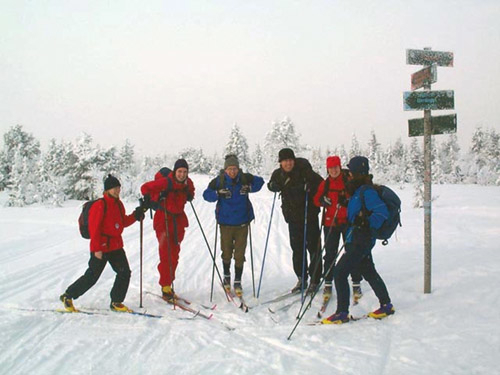 Figur 5.1 Ut på tur, aldri sur – ut på ski,
alltid bli’