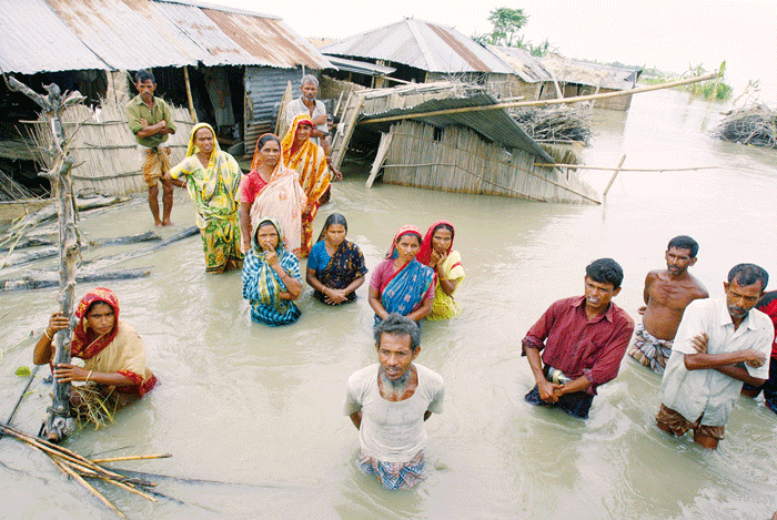 Figure 4.1 Flooding in Bangladesh