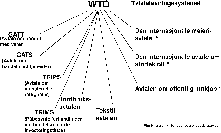 Figur 7.1 Elementer i WTO-avtalen