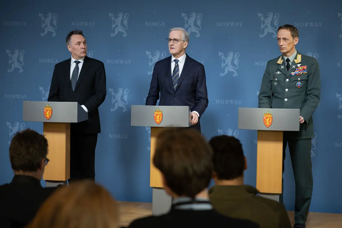 Fra pressekonferansen om justert LTP