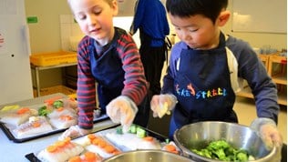 Barn lager fisk