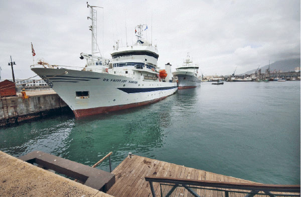 Figur 12.3 Nytt forskningsfartøy til bruk i internasjonalt utviklingsarbeid er planlagt ferdigstilt 2016.