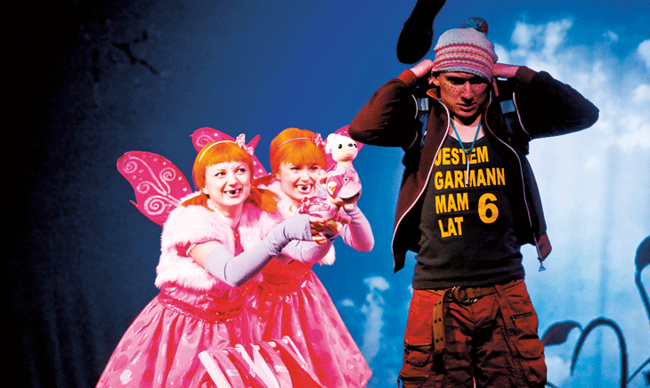 Figur 3.5 Kulturutvekslingsfondet i Polen støttet over 70 prosjekter og stimulerte til et omfattende samarbeid mellom polske og norske kulturformidlere. Forestillingen Garmanns Verden ble satt opp i samarbeid mellom Teatr Baj, Oslo Teatersenter og Grusomheten...