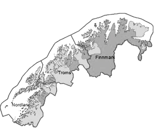 Figur 2.19  Oversikt over STN-området frå 2009