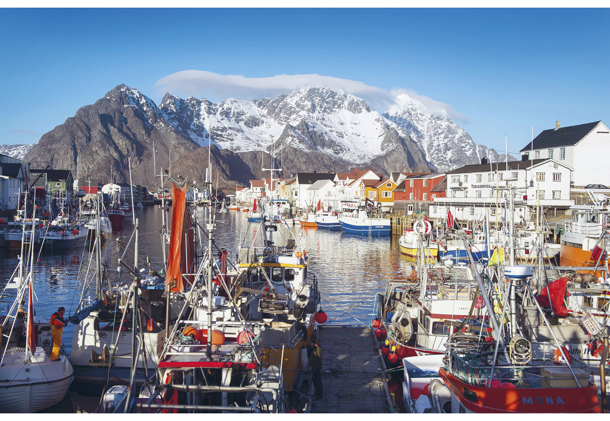 Figur 5.13 Det har vore ein betydeleg produktivitetsvekst i fiskeria, og fangsten per fiskar har auka frå under 10 tonn per fiskar i 1945 til nesten 220 tonn i 2022.