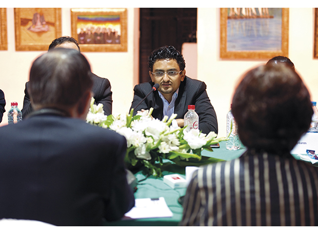 Figure 1.5 Round-table conference with Egyptian youth activists and Secretary-General Ban-Ki-moon. Cairo, Egypt, 2011. 