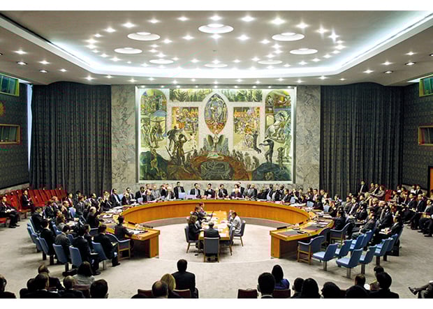 Figure 2.1 The UN Security Council.