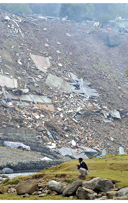 Figure 4.6 Damage in the wake of the 2005 earthquake in Pakistan. 