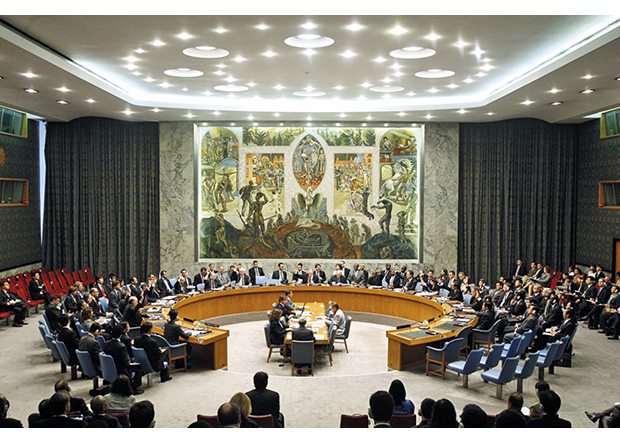Figur 2.1 FNs Sikkerhetsråd.