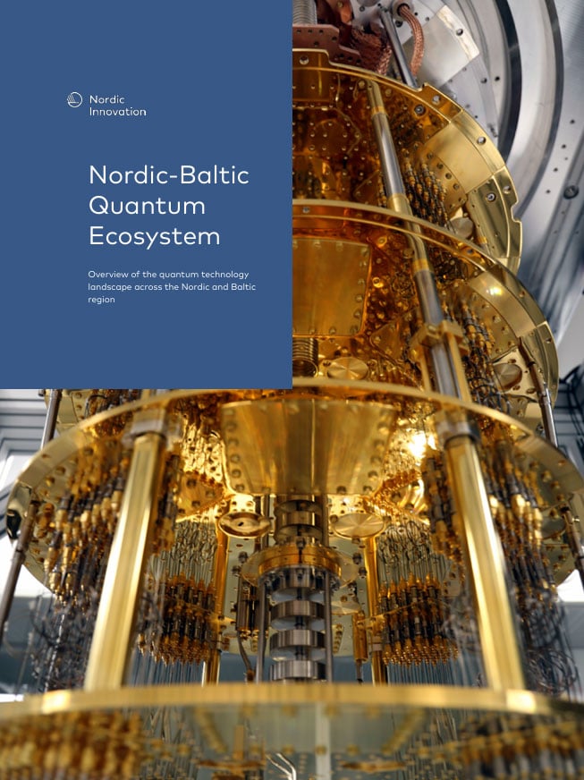 Figur 6.5 Rapporten Nordic-Baltic Quantum Ecosystem publisert i 2025 gir en oversikt over kvanteteknologi i de nordisk-baltiske landene.