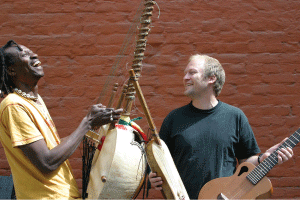 Figure 4.10 A performance by Solo Cissokho and Olav Torget.
