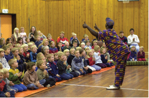 Figure 4.2 Kossa Diomande presents traditional West African music.