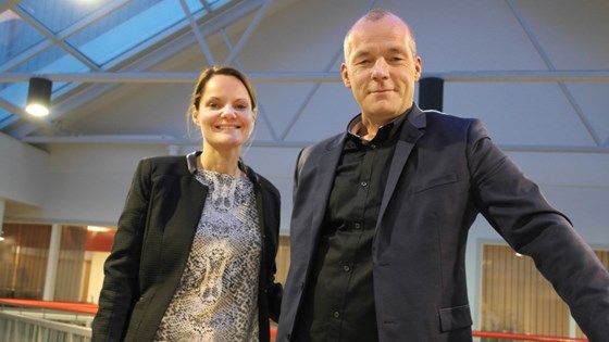 Administrerande direktør Trine Bredal Hauan og prosjektleiar Jan Rune Mortensen i Pro Barents.
