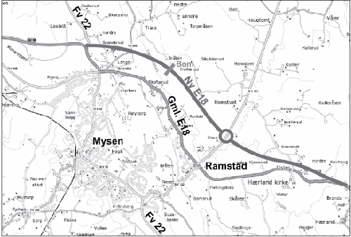Figur 3.2 Oversiktskart over Melleby-Momarken