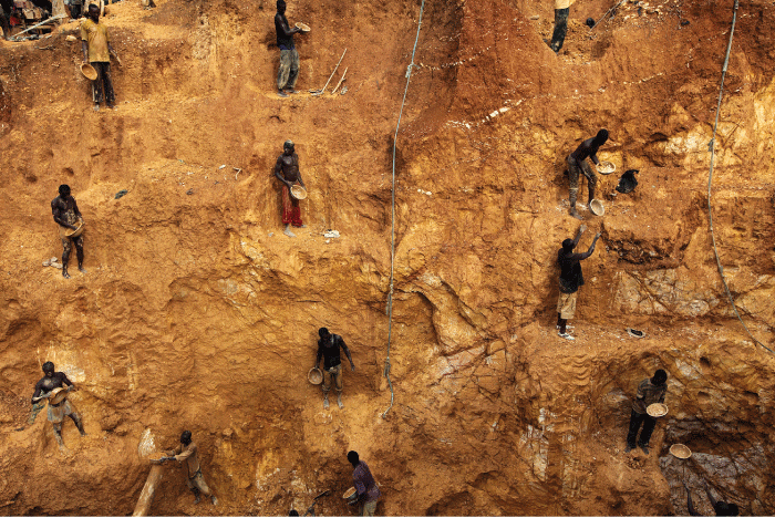 Figure 5.3 Gold mine in Ghana. Gold remains an important source of income for Ghana, the country once called “the Gold Coast” by the British colonial powers.