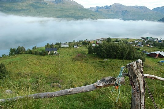 Kulturlandskap: Skárfvággi/Skardalen i Kåfjord kommune i Troms. Foto: Randi Sjølie.