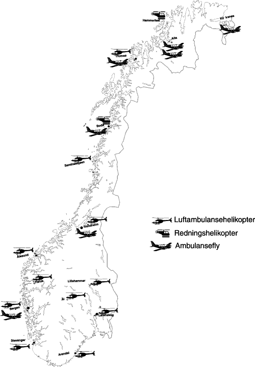 Figur 6.2 Utvalgets forslag til fremtidig baseplassering
