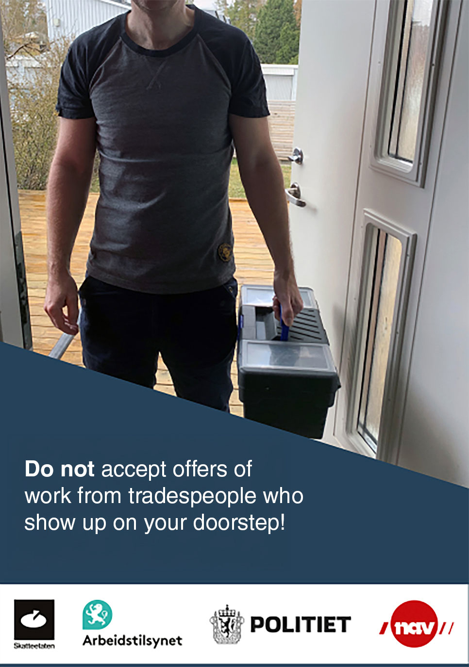 Figure 8.4 From the agencies’ joint campaign with warnings about itinerant tradesmen