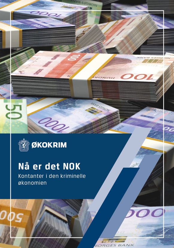 Figur 12.2 Forsiden av Økokrims rapport om kontanter i den kriminelle økonomien