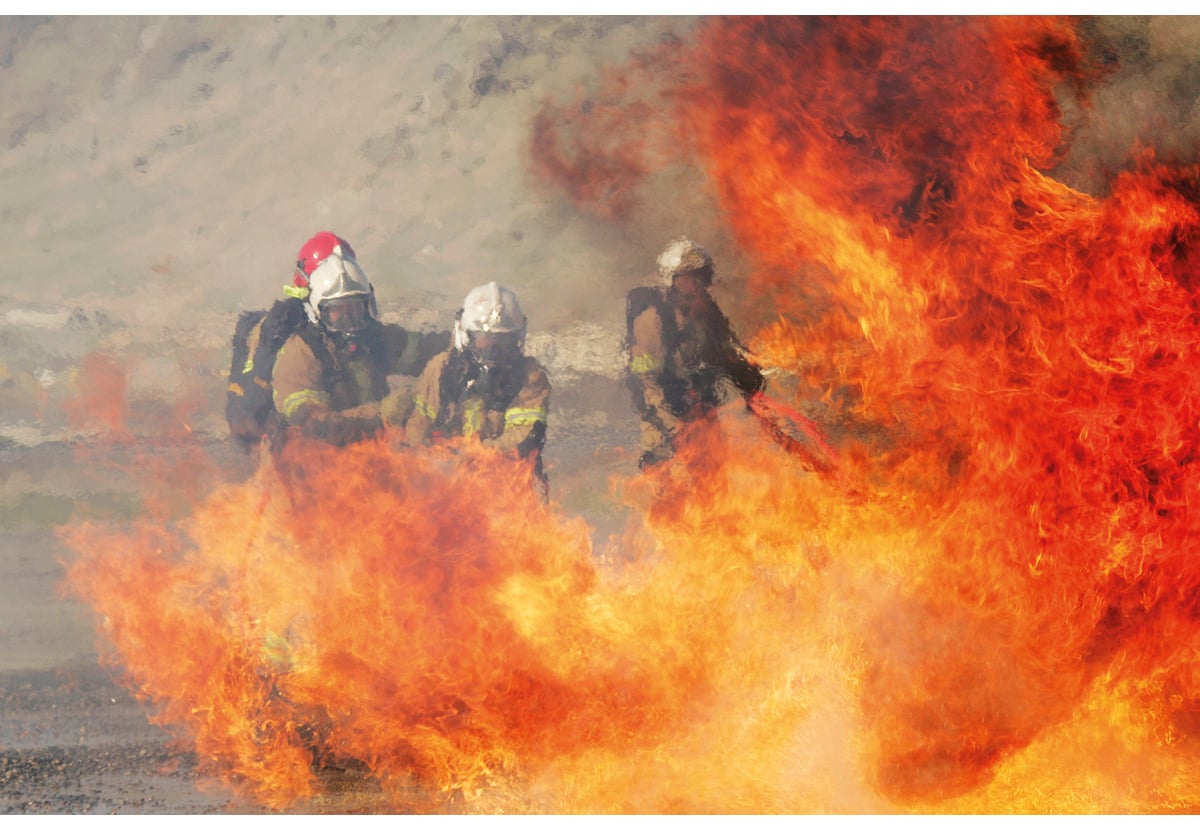 Figur 22.1 Brann- og redningsvesenet utgjør kommunenes operative redningsressurs.