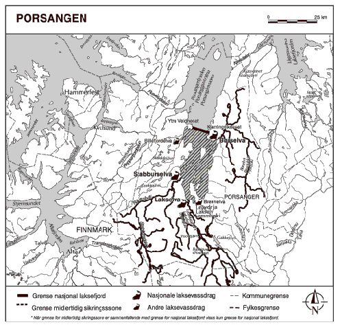 Figur 1.19 Kart over Porsangen