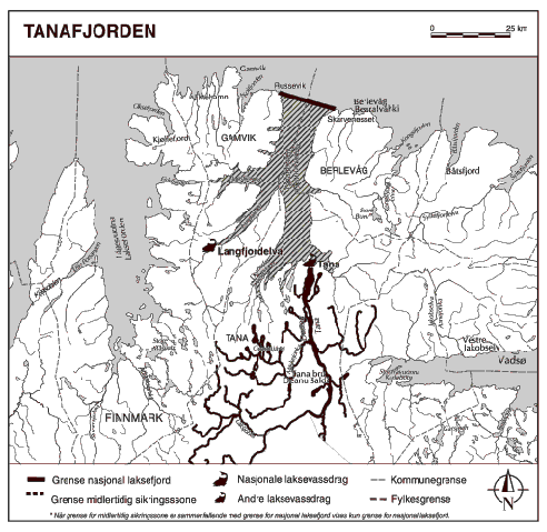 Figur 1.20 Kart over Tanafjorden