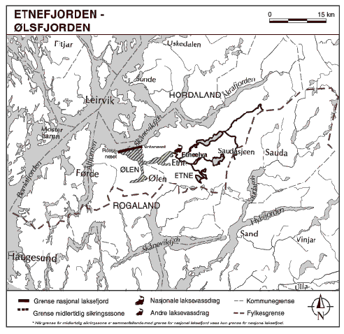 Figur 1.3 Kart over Etnefjorden-Ølsfjorden
